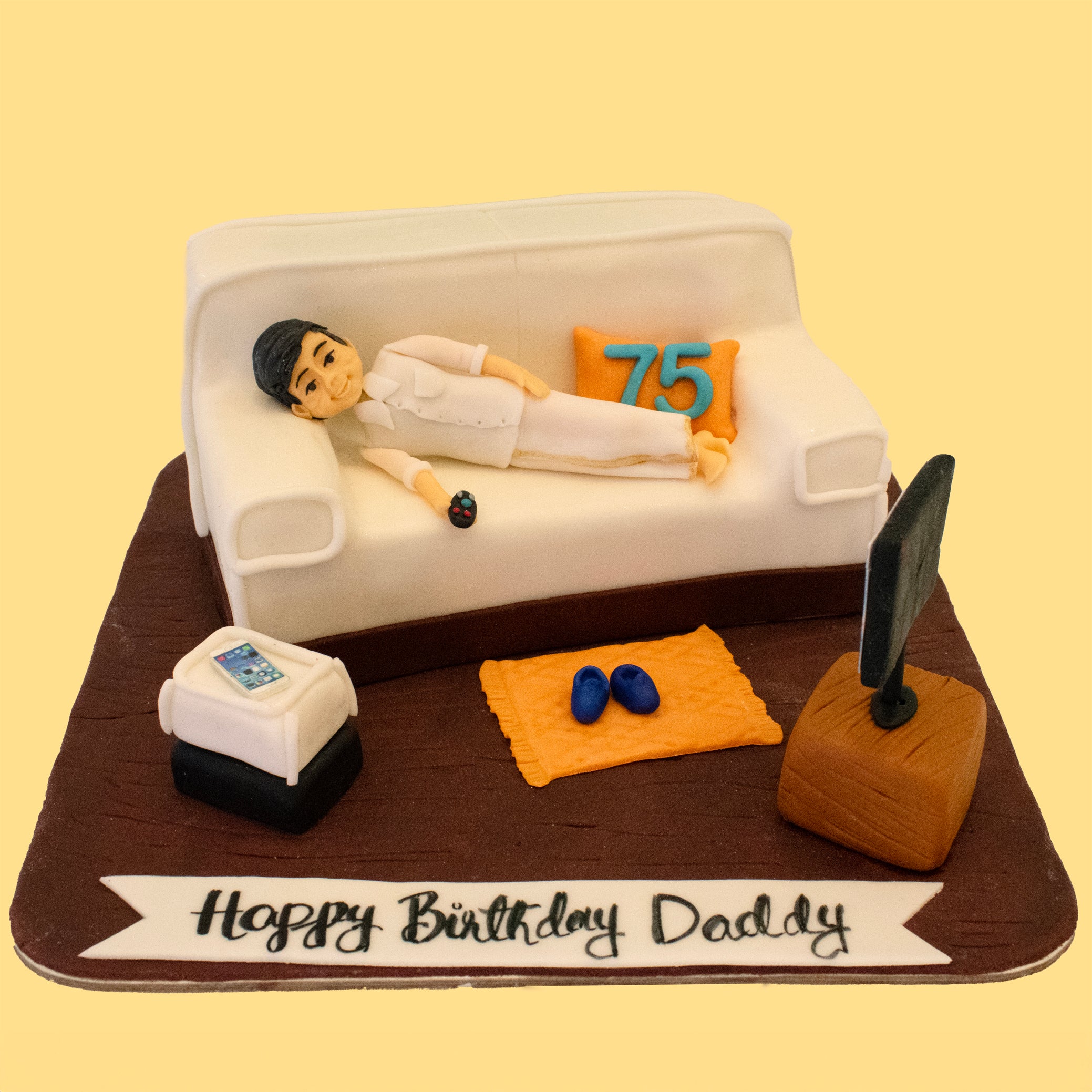 Friends sofa birthday cake - Decorated Cake by - CakesDecor