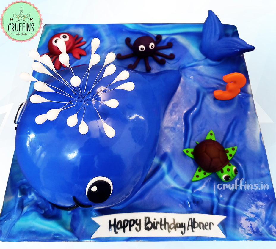 Round Blue Theme Cake, For Birthday Parties, Packaging Size: 1.5kg at Rs  1530/kg in Mumbai