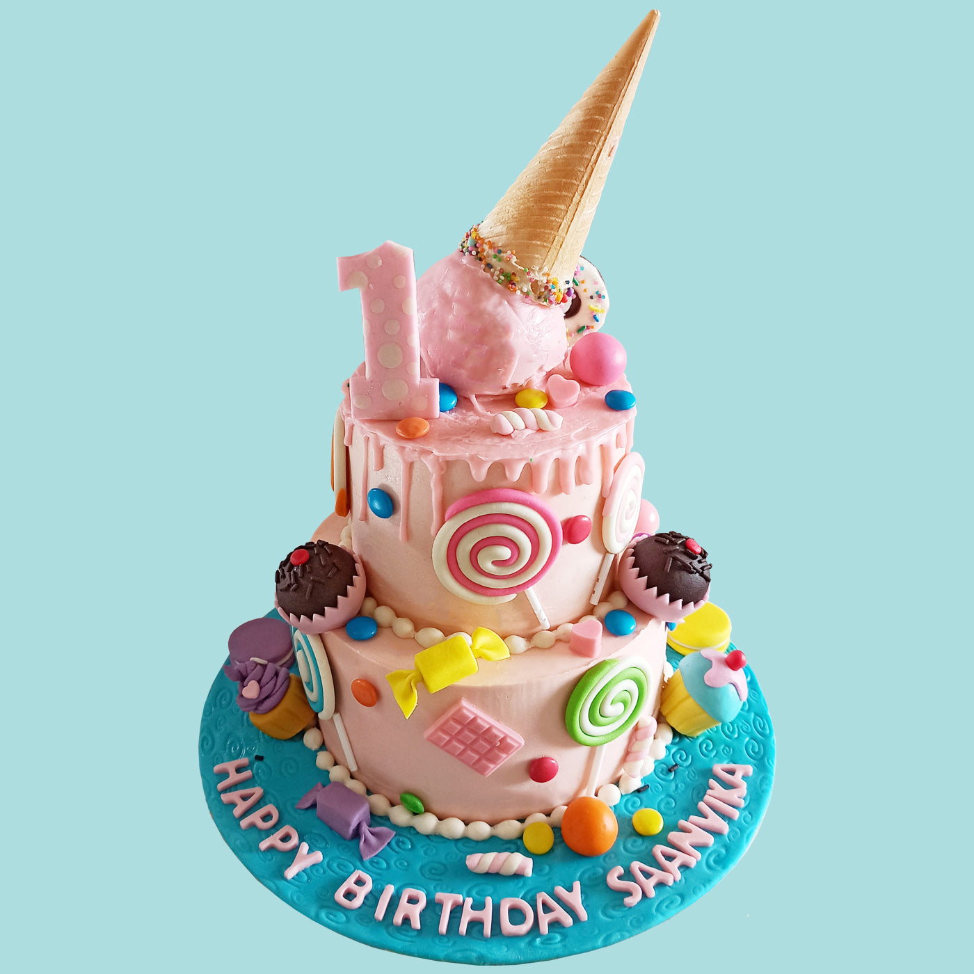 Buy/Send 2 Tier Anniversary Cake Online | Baker's Wagon