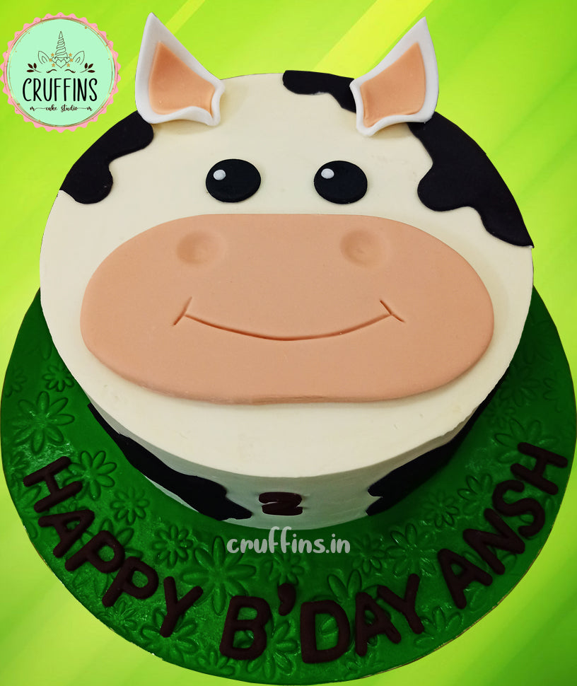 Cow-themed cake! : r/cakedecorating