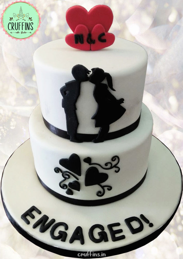 Engagement Theme Cake