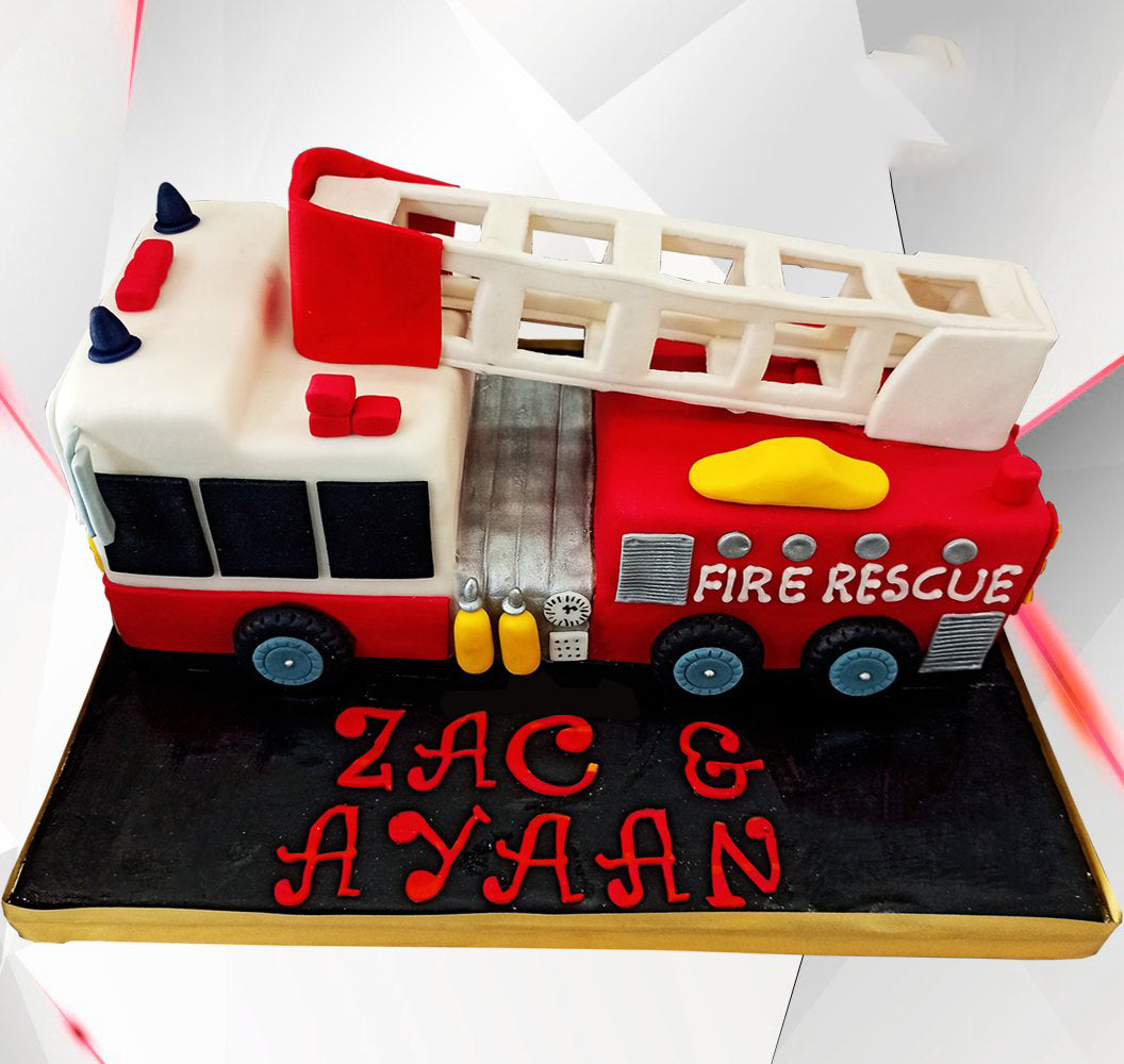 Fire and Rescue Service retirement cake | Cakes by Christine
