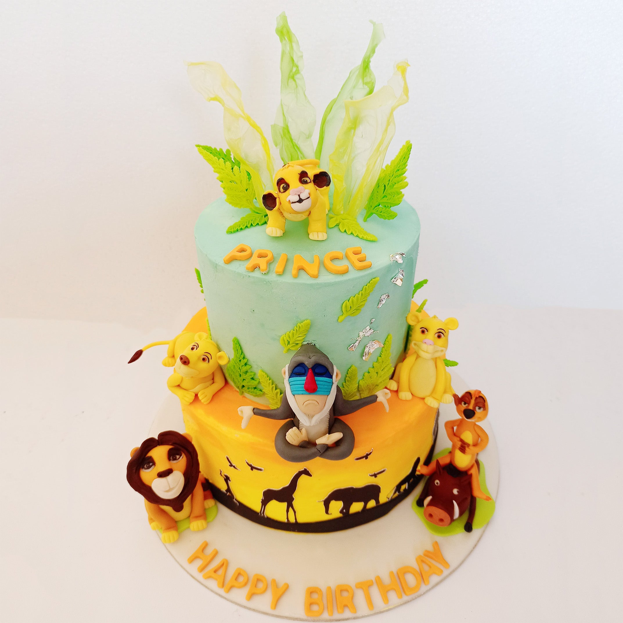 Amazon.com: Lion King Birthday Cake Topper with Simba and Decorative Themed  Accessories (Unique Design) : Grocery & Gourmet Food