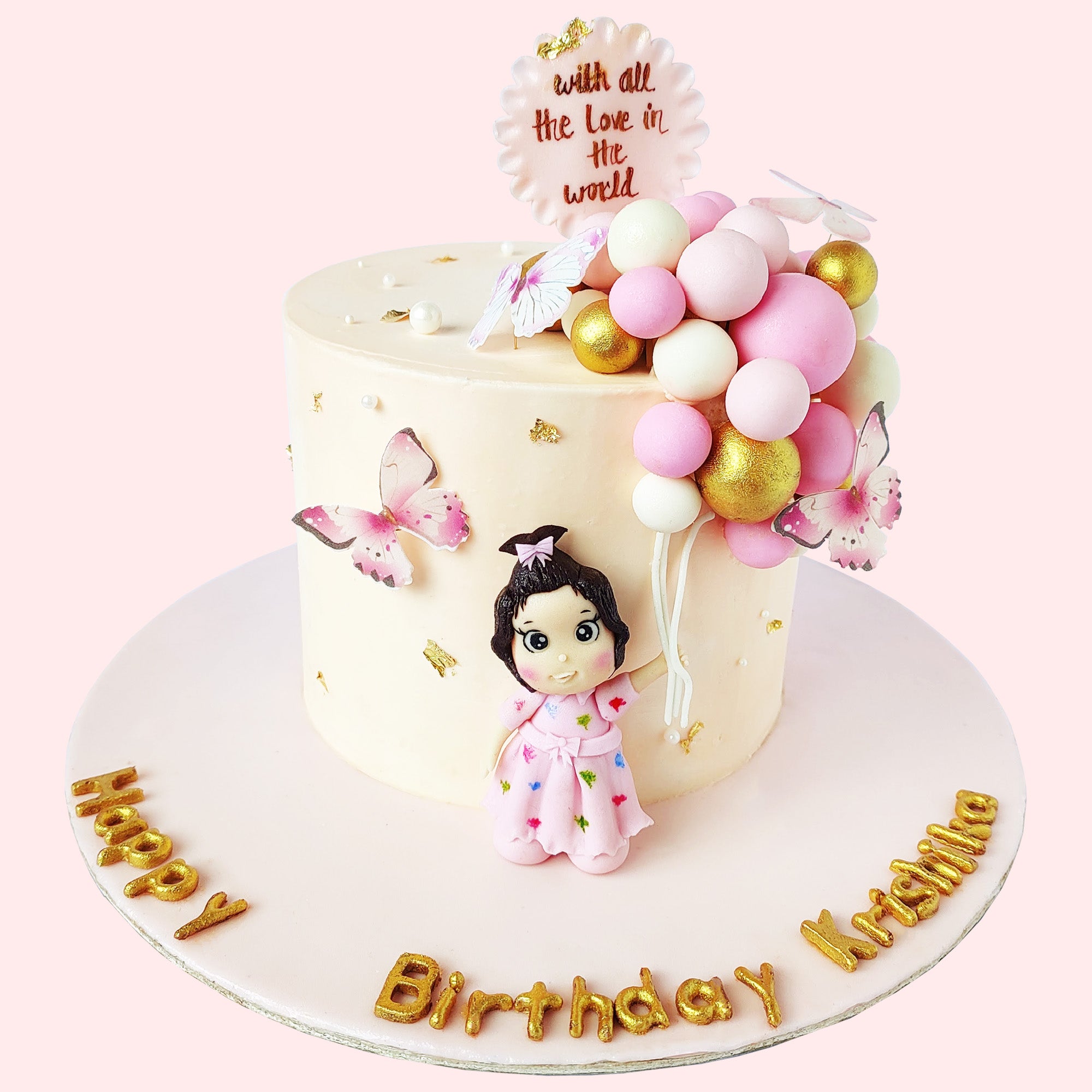 Baby With Balloon Cake Delivery In Delhi NCR