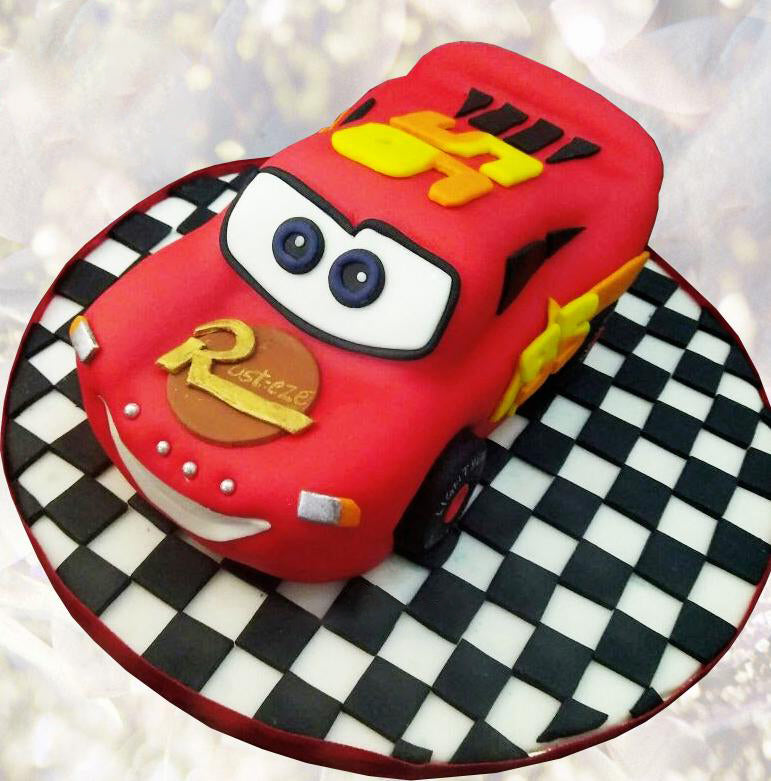 LINGAIXINYUE, Cars Cake Topper Happy Birthday Cake Decorations for Men Kids  Boys Racing Car Themed Party Supplies (Gold and Black) : Amazon.in: Grocery  & Gourmet Foods