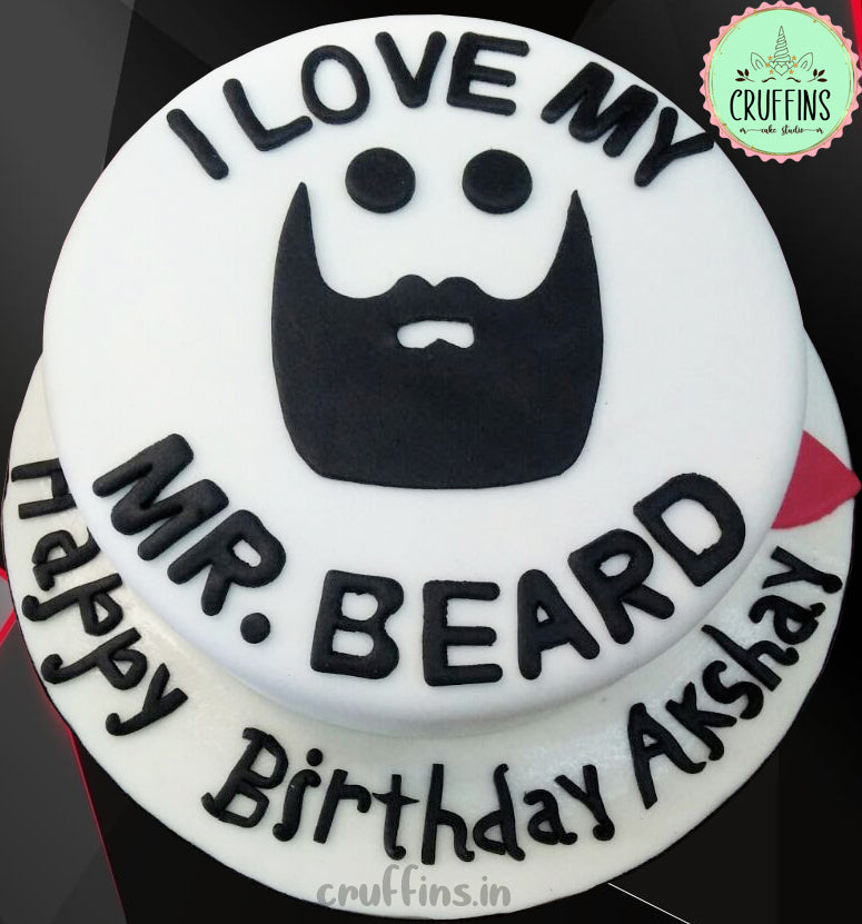 Beard cake | Beard cake, Birthday cake for husband, Cake for husband
