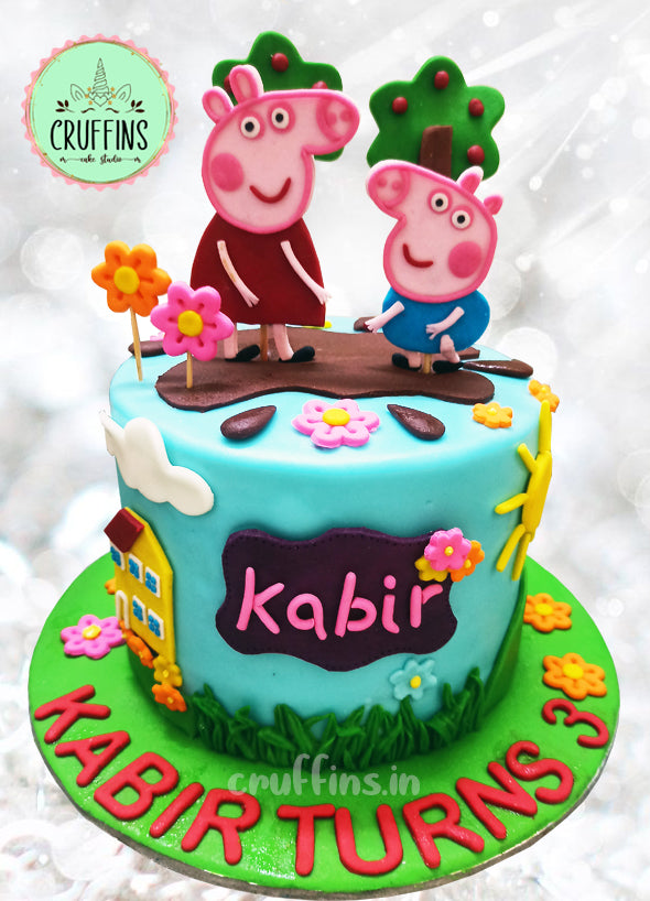 Best Cute Peppa Pig Theme Cake In Thane | Order Online
