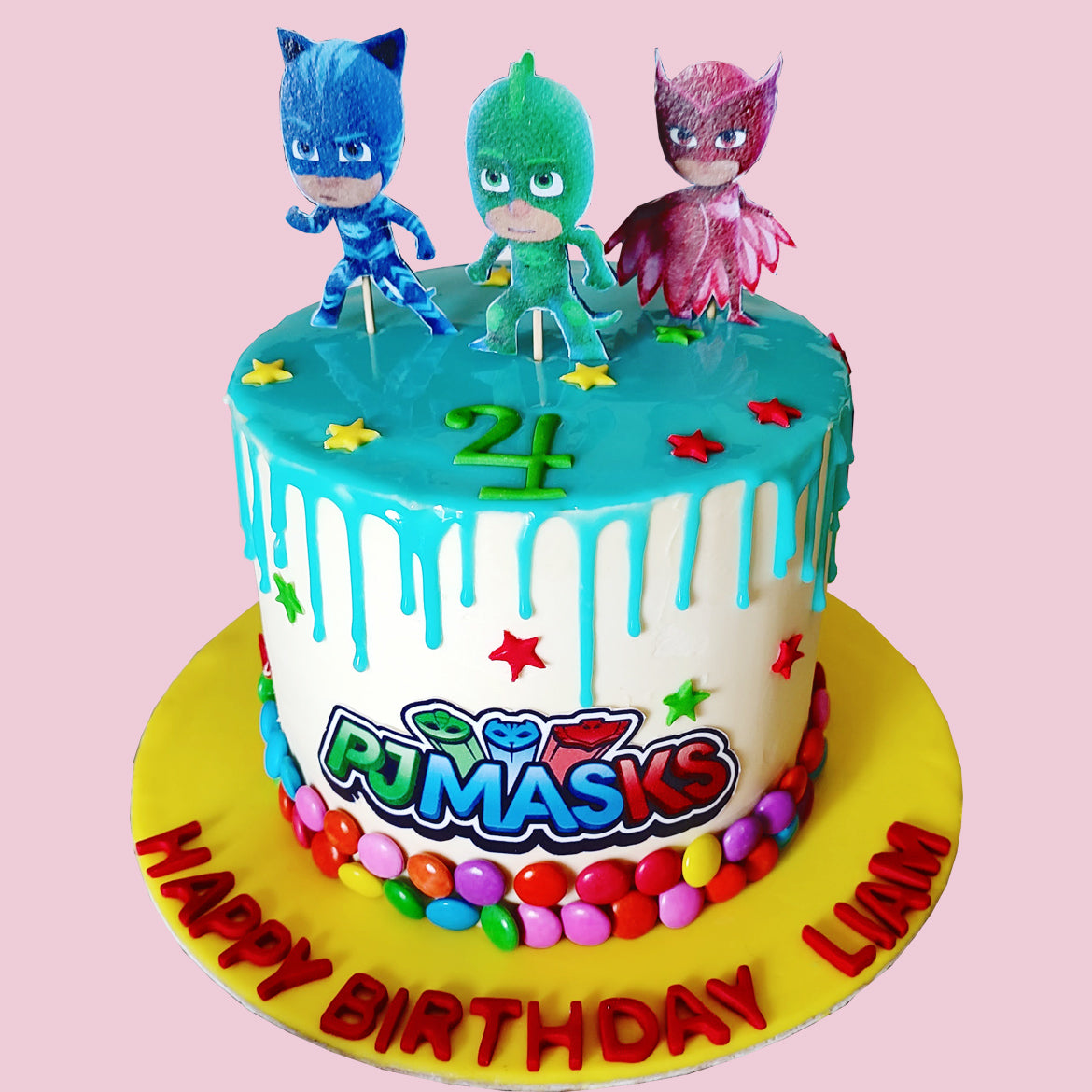 Cake Topper PJ Mask, Birthday PJ Mask, Party PJ Mask, Custom Topper - Etsy