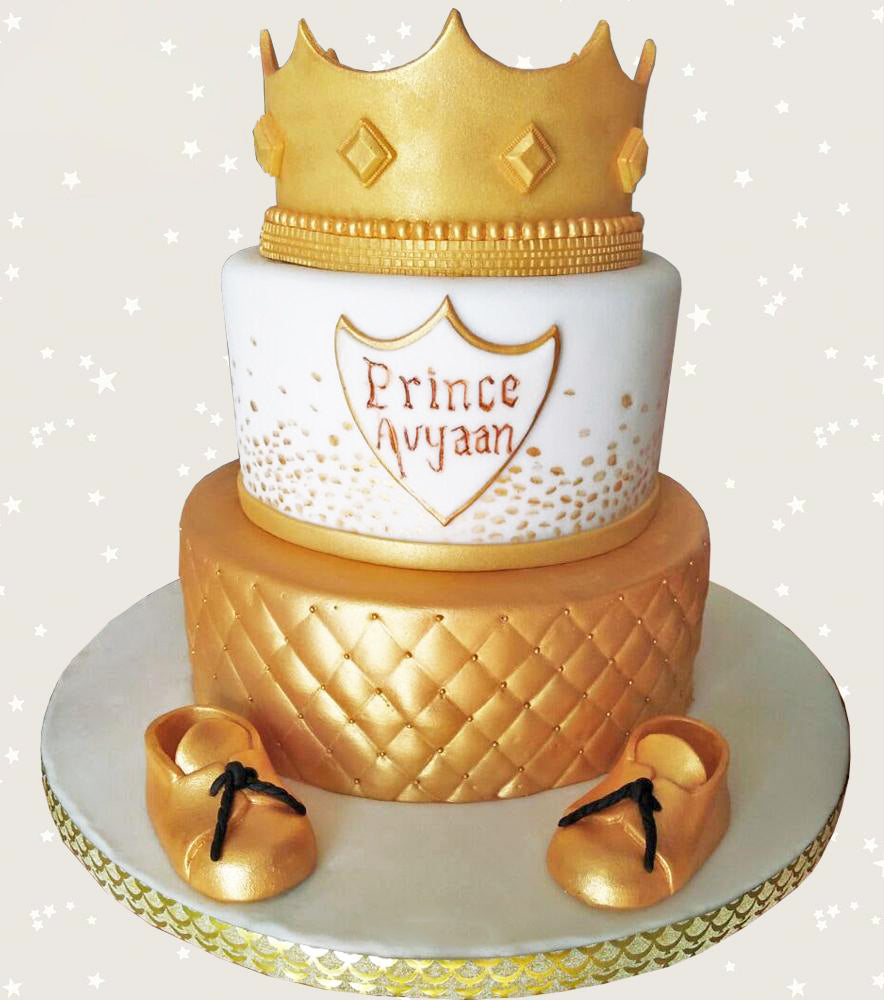 Birthday Princess | Prince Dog Cake with Crown and topper | 4