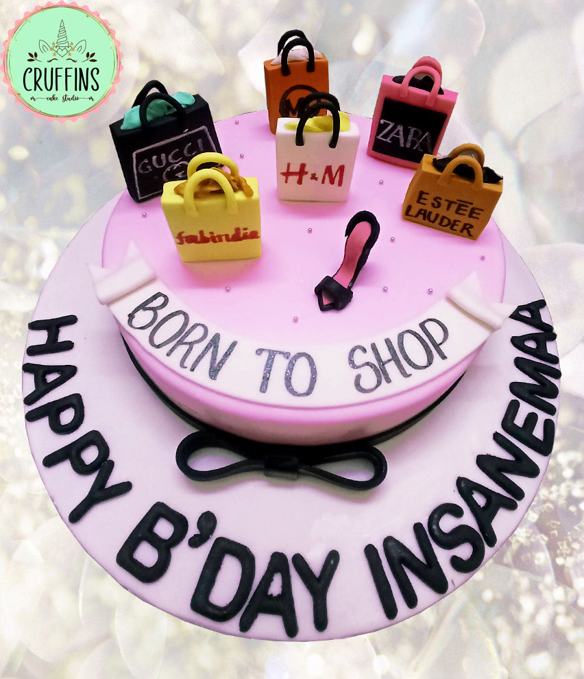 Fashion/Shopping Themed Cake | Birthday or Celebration Cake